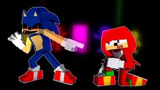 "Chasing" but everyone Sings it - Sonic.exe x Friday Night Funkin' Minecraft Animation (FNF)