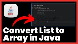 How to Convert List to Array in Java | FULL GUIDE