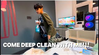 COME DEEP CLEAN WITH ME !!!