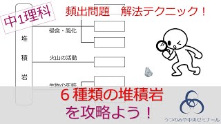 ６種類の堆積岩を見分けよう！