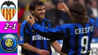 Valencia 2 x 1 Inter Milan (Vieri, Crépo)  ● UCL 2002/2003 2nd Leg Extended Goals & Highlights HD