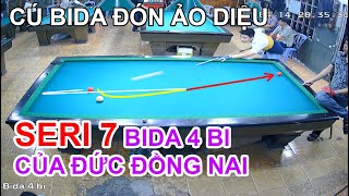 Bida 4 bi đền. Đức đồng nai làm 1 nhát seri 7. Ngày tàn của Kha nghệ sĩ! Billiards 4 ball in VietNam