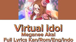 Pripara (Virtual Idol) Meganee Akai Full Lyrics Kan/Rom/Eng/Indo