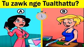 Tu zawk hian nge mi that le? | Detective Test | Khawlbawm Channel