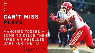 Mahomes Tosses a Bomb to Kelce Then Fires an Absolute DART for the TD!