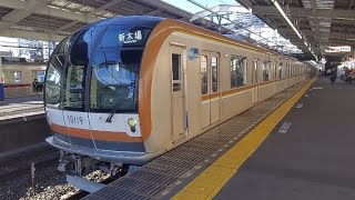 東京メトロ有楽町線10000系10119F普通新木場駅行きふじみ野駅発車(2022/12/14)