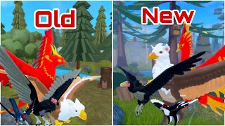 New Vs Old Models! (Roblox Feather Family)