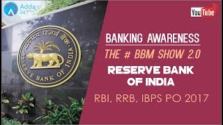 Banking Awareness | Reserve Bank Of India | IBPS RRB PO & SSC CGL | Online Coaching for SBI IBPS