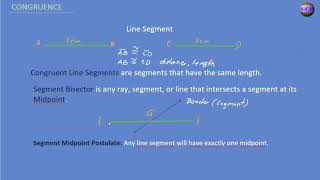 Congruence, Bisector, Addition of Line Segments | GEOMETRY - Part 7