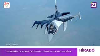 Zelenszkij: Ukrajna F-16-os harci gépeket kap Hollandiától