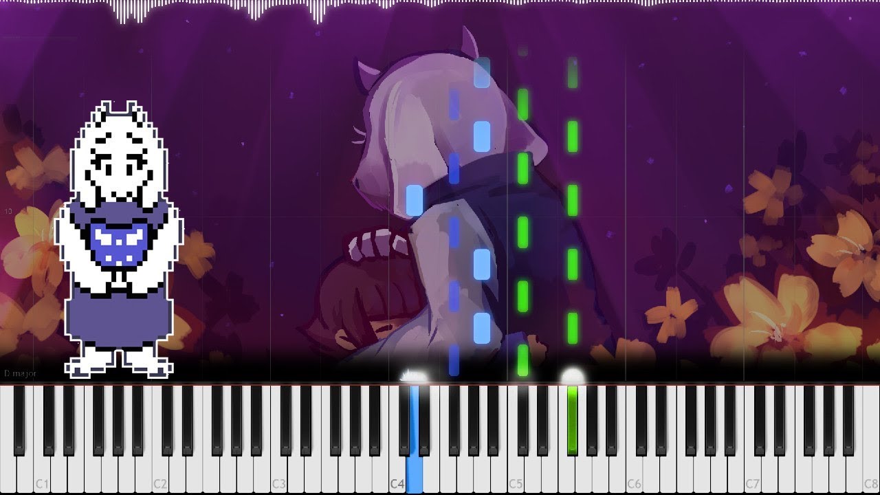 Undertale Fallen Down Lyricwulf Piano Tutorial On Synthesia