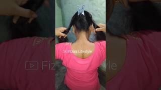 Messy Bun Hairstyle💆🏼‍♀️#Summer Special#Juda#Shorts#Trending#Viral#Hair tutorial@Fiza's lifestyle♥️