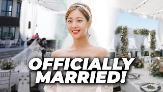 Actress Jo Bo-ah tied the knot with her non-celebrity husband