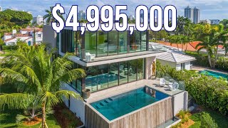 New $4,995,000 Miami Beach Estate with LA GORCE GOLF COURSE IN YOUR BACKYARD