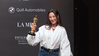 Oscar-winner Michelle Yeoh urges women to resist being 'put in a box' | AFP