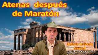 Atenas después de la victoria en  Maratón - Historia de Grecia - Clase Nr. 28