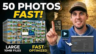 Batch Edit 50 Photos in Photoshop (1 Minute Workflow)