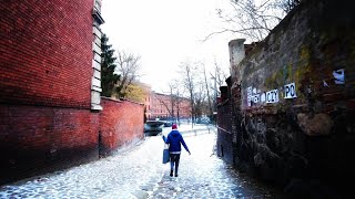 Bydgoszcz, Poland 🇵🇱 Winter Walk 2022  [4K & Binaural Audio] Walking Tour