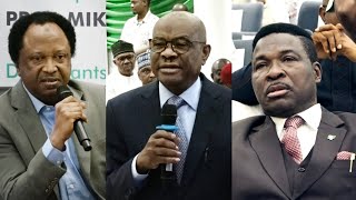 Wike Ruffles Mike Ozekhome and Shehu Sani In Public – ‘You Have Defended Those Who Rigged Elections’