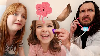BRAiN GAME with Adley Navey & Niko!!  Finding Memories in JELLO a family 2023 Recap Movie by Dr Dad
