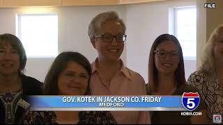 Governor Tina Kotek continues Oregon tour, appears in Jackson County