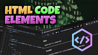 What are HTML Computer Code Elements?? pre code var samp kbd #html