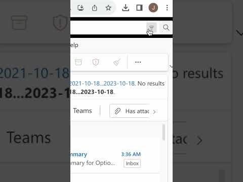 Fix Outlook only shows emails NEWER than 12 months (web) #short #emails #outlook