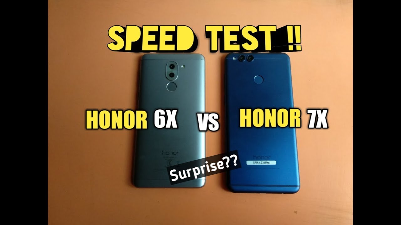 Huawei HONOR 6X VS HONOR 7X - Speed Test Comparison!! - YouTube