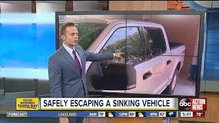 Vehicle escape tools effective in breaking most car windows