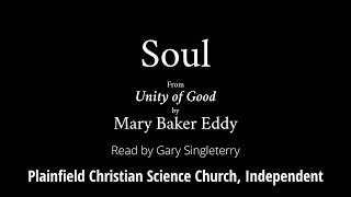 Soul, from Unity of Good, by Mary Baker Eddy