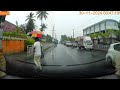 රියදුරා සිහියෙන් ආ නිසා ජීවිතය බේරුනා. close call pedestrian crosses without looking life was saved