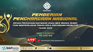 [LIVE] PEMBERIAN PENGHARGAAN NASIONAL KEPADA PERUSAHAAN \u0026 BUMN TAHUN 2023