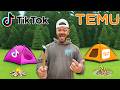 48hr Temu vs TikTok Shop Survival Camping Challenge!