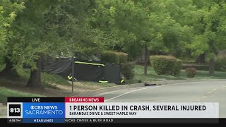 1 person killed in crash along Barandas Drive in Sacramento