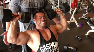 Hidetada Yamagishi's 2018 Arnold Classic Preparation. DELTS TRAINING.