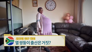 남아프리카공화국, 열 쌍둥이 출산은 거짓? [세상에 이런법이?]