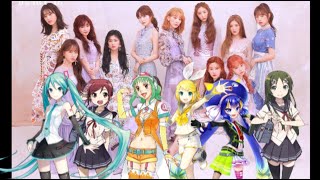 【VOCALOID Cover】Highlight - IZ*ONE (아이즈원) 【Miku · Rin · Gumi · Una · Azuki · Matcha】