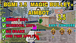 BGMI 3.5 MAGIC BULLET AIMBOT+ NO RECOIL CONFIG FILE \u0026 MOD DATA 100 % SAFE FOR MAIN ID