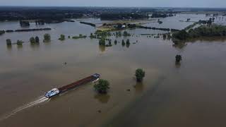 Hoogwater, Bronckhorst aan de IJssel, juli 2021