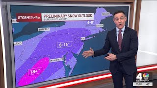 New forecast for upcoming winter storm: what we know | NBC New York
