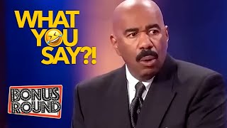 What?! Funny Family Feud Answers With Steve Harvey