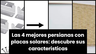 【PERSIANAS CON PLACAS SOLARES】