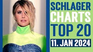 Schlager Charts Top 20 - 11. Januar 2024 (Brandneue Ausgabe!)