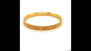 22kt yellow gold bangle