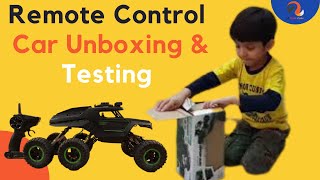 Remote Control Car - Rc Car Unboxing & testing with remote control For kids Part 2 by Arham
