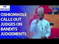 Adams Oshiomole Faults Judiciary, Decries Contradictions in Terrorism and Self-Defence Judgements