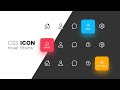 CSS Icon Hover Effects | Animated Menu Indicator using CSS & Javascript