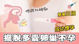 擺脫多囊性卵巢症不孕！3招快速成功懷孕