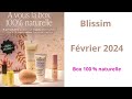 Box février Blissim 100 % naturelle spoiler