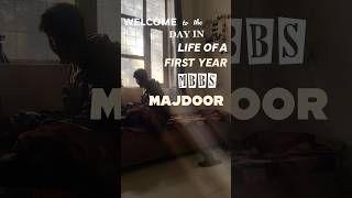 WORST PART OF MBBS | DAY IN MY LIFE- MINIVLOG #mbbs